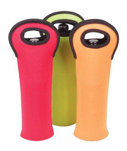Neoprene single wine bottle holder